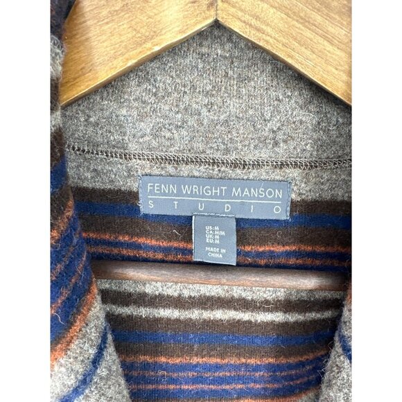 Fenn Wright Manson Wool Blend Jacket With Buckle Front Size M - Picture 5 of 9